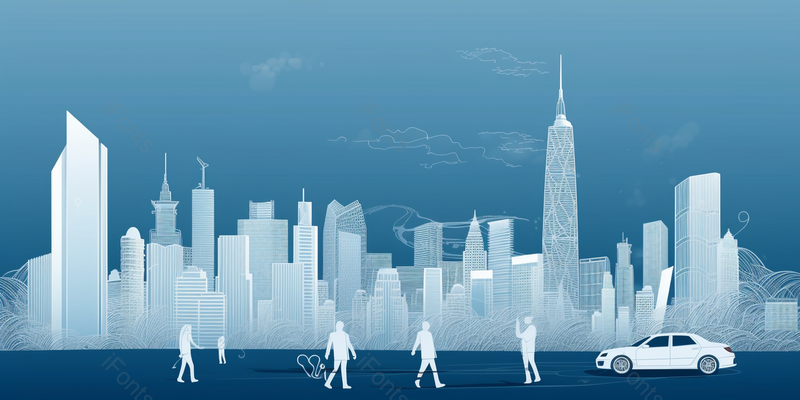 城市高楼大厦线条效果背景图,插画/手绘图,插画/手绘图库,插画/手绘图下载,插画/手绘